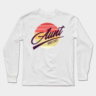 Aunt since 2020 Long Sleeve T-Shirt